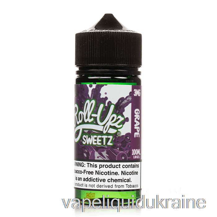 Vape Ukraine Grape - Juice Roll-Upz E-Liquid - 100mL 0mg